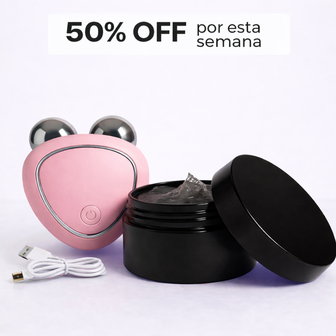 Masajeador facial con efecto lifting