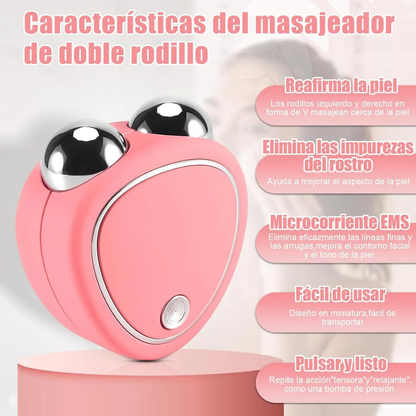 Masajeador facial con efecto lifting