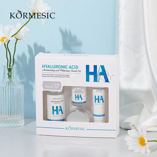 Set de skincare con Acido hialurónico