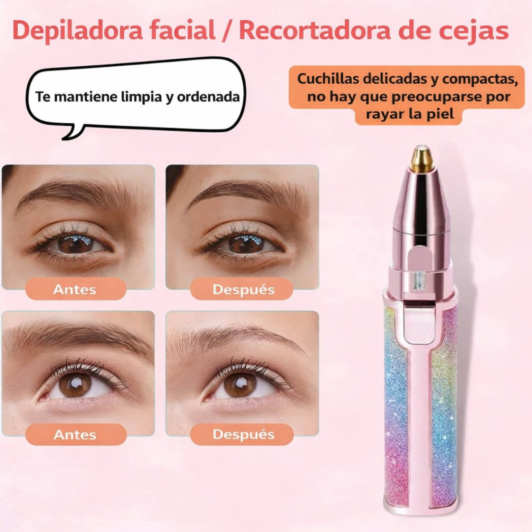 Depiladora facial 2 en 1