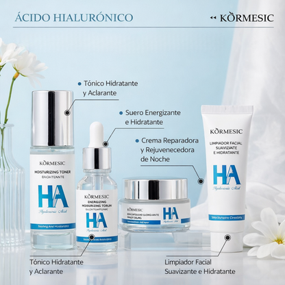 Set de skincare con Acido hialurónico
