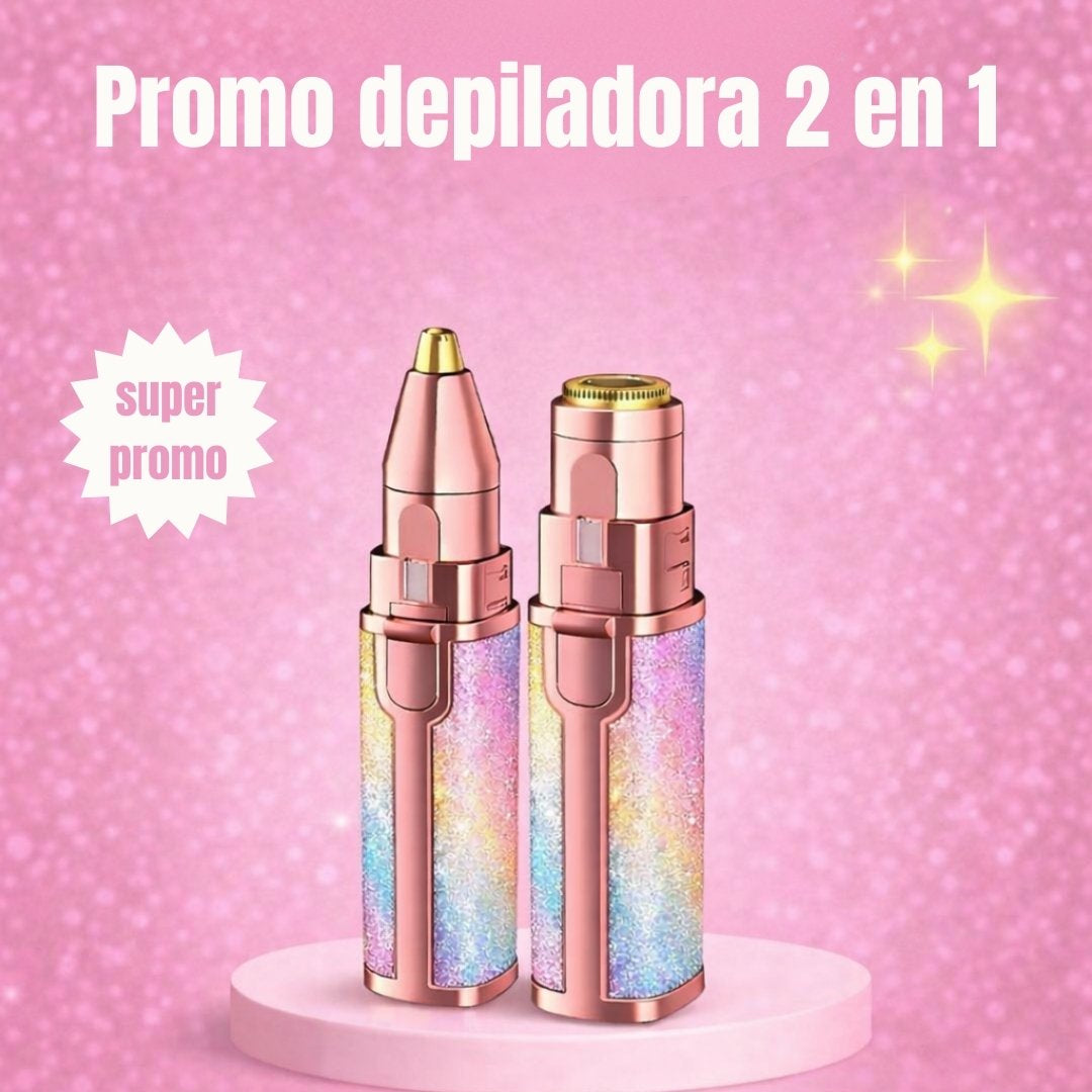 Depiladora facial 2 en 1