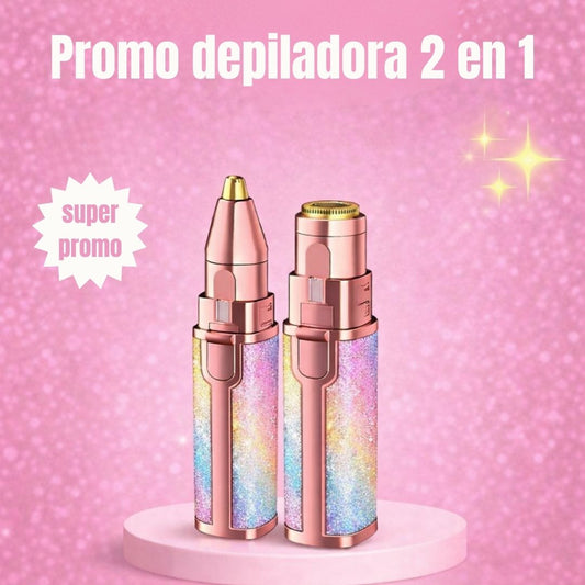 Depiladora facial 2 en 1